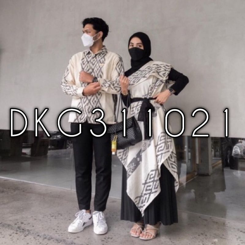 [Ready Stock] Set Couple Baju Kondangan, Couple Prewed, Kemeja Ethnic Tenun, Dress Tenun Troso.