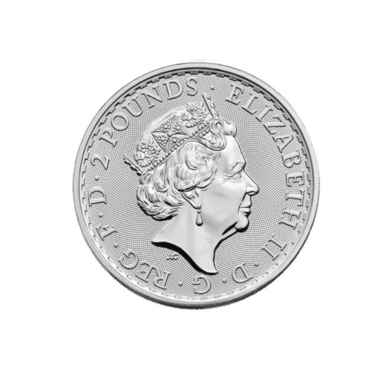 koin perak britania 2023 queen elizabeth