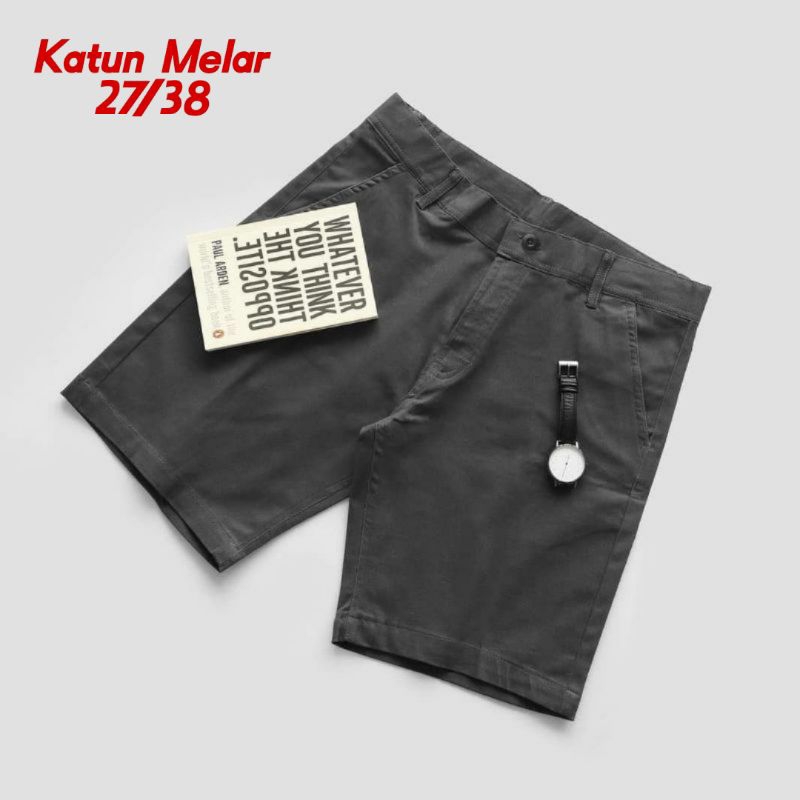 Celana Pendek Chino Celana Chino Pendek Pria Terbaru 27-38 Bahan Melar Bisa Cod