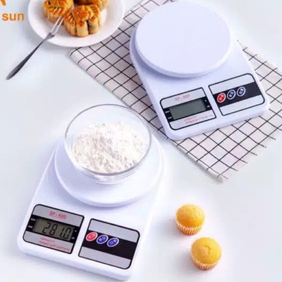 Timbangan Dapur Digital / Timbangan Memasak / Timbangan Kue / Timbangan Sembako / Timbangan Serbaguna / Kitchen Scale 10KG SF400