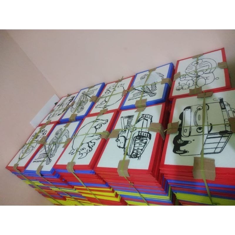 

stereofom List 35x25 gambar 6 pcs/Styrofoam/stereofom/gabus