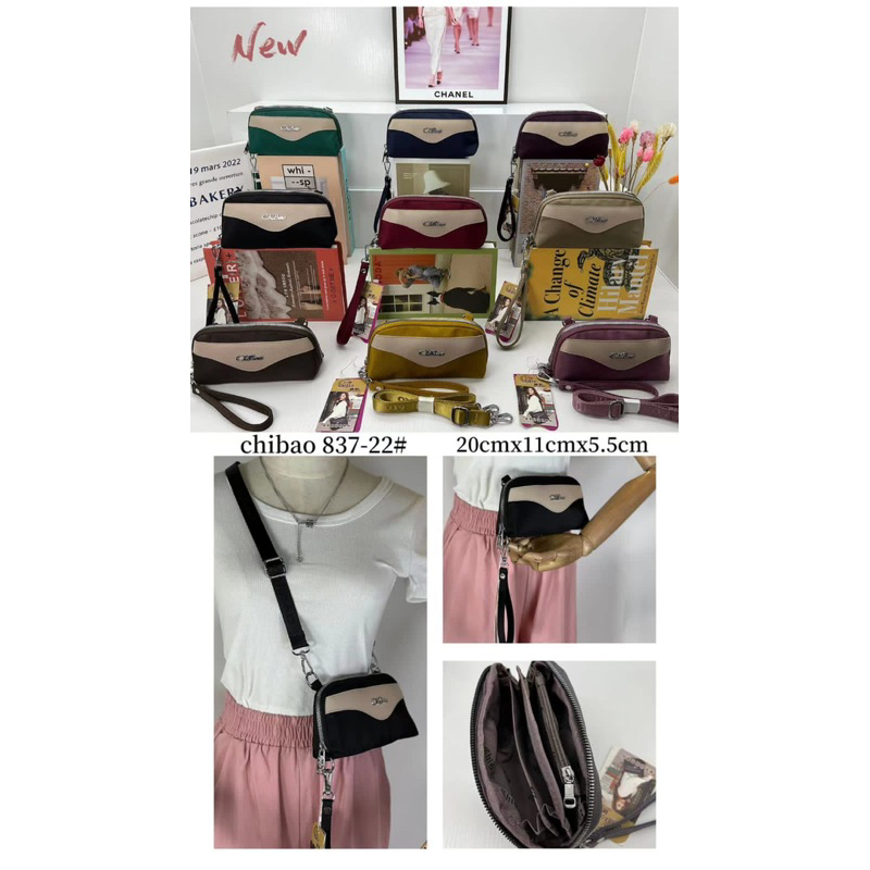 CB837-22 TAS DOMPET WANITA IMPORT CHIBAO