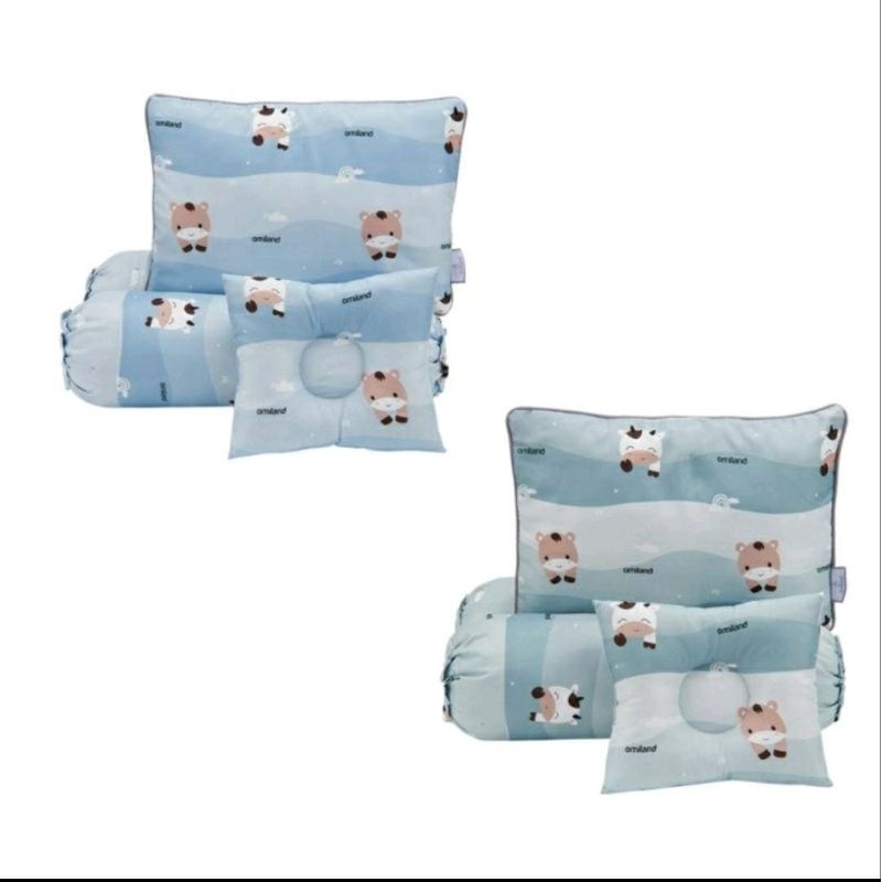 Omiland bantal guling bayi cow and friend series