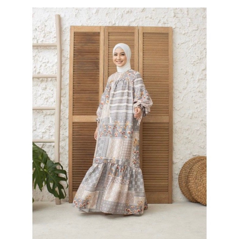 New Amanda dress Woodcream by Wearing Klamby