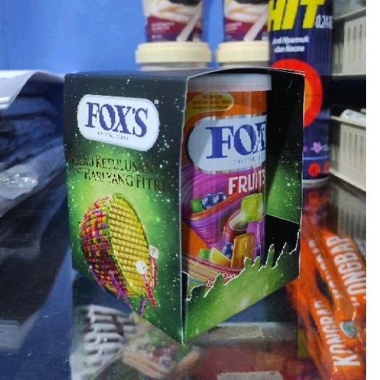 

Permen FOXS FOX FOX'S Tin Crystal Clear Candy Kaleng - Fruit 180gr parcel lebaran, idul fitri, hadiah parcel BONUS BUNGKUS LEBARAN