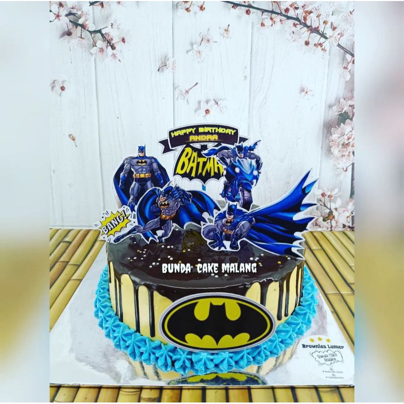 

kue tart karakter batman