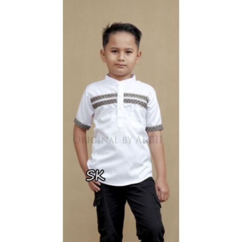 BAJU KOKO KURTA AYAH DAN ANAK  XXL USIA 11-13  TH TANGUNG