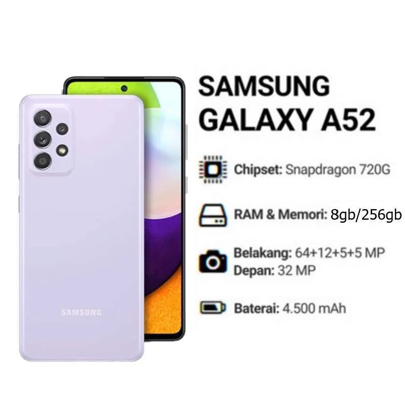 SAMSUNG GALAXY A52 RAM 8GB/256GB