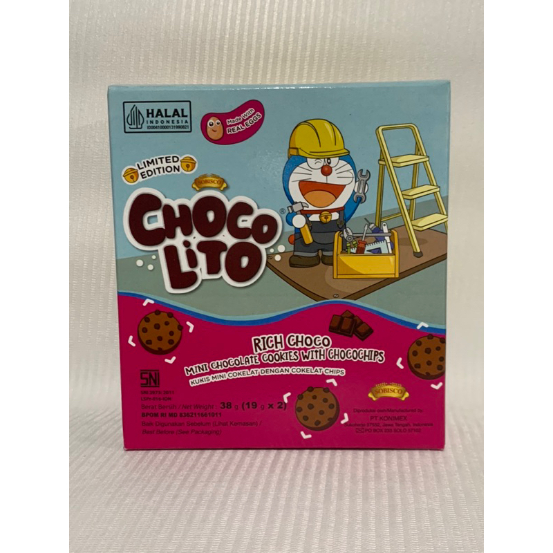 

CHOCOLITO MINI COOKIES BOX 38 GR