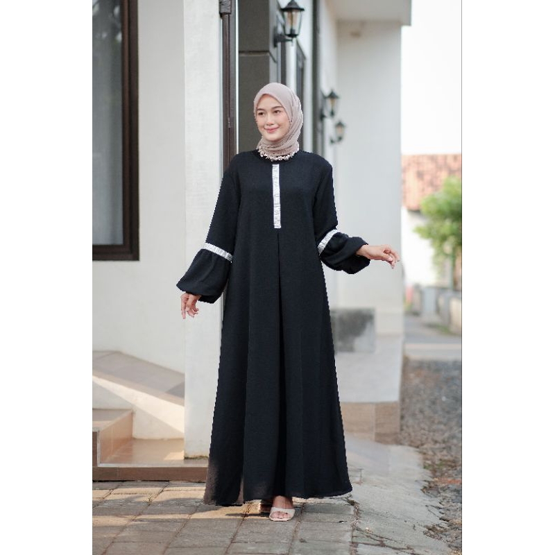 EKHSA GAMIS ABAYA TURKEY Crinkle airflow