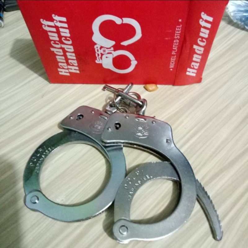 Handcuff Stainlesteel Borgol Tangan Premium Terbaik