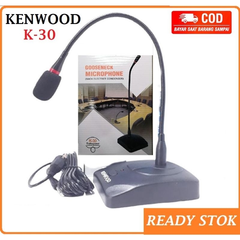 mic podium KENWOOD TM-18 K-30 mikrofon meja podium mimbar kenwood