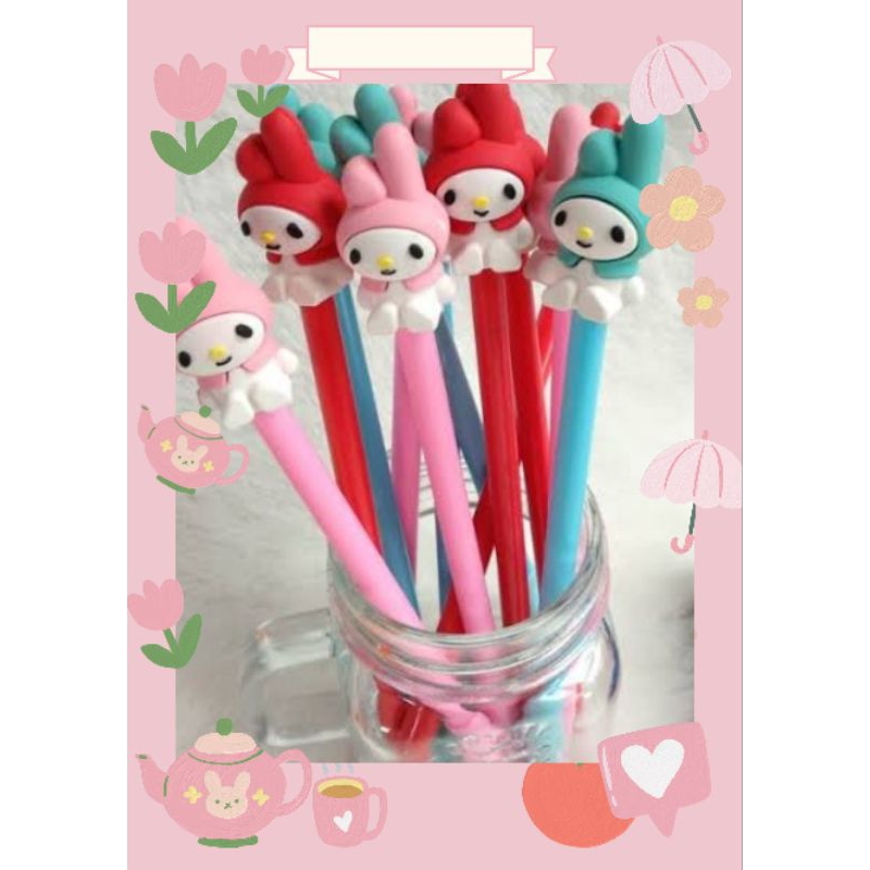 

PEN GEL HAPUS Karakter SANRIO (MELODY)/PULPEN LUCU