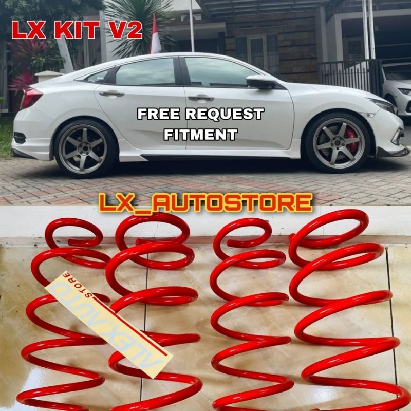 LOWERING KIT CIVIC TURBO LX KIT V2