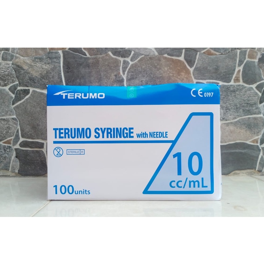 Per Box Terumo Spuit 10cc Spuit Terumo 10cc Spuit Terumo 10ml Terumo 10 ml Terumo Syringe With Needl