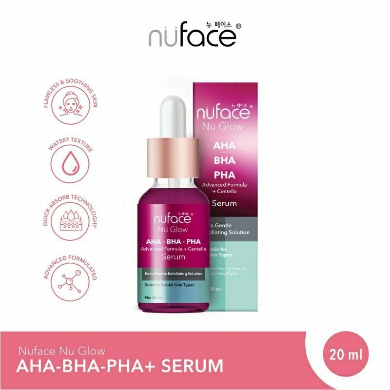 Nu Face Serum AHA + centella/peeling serum