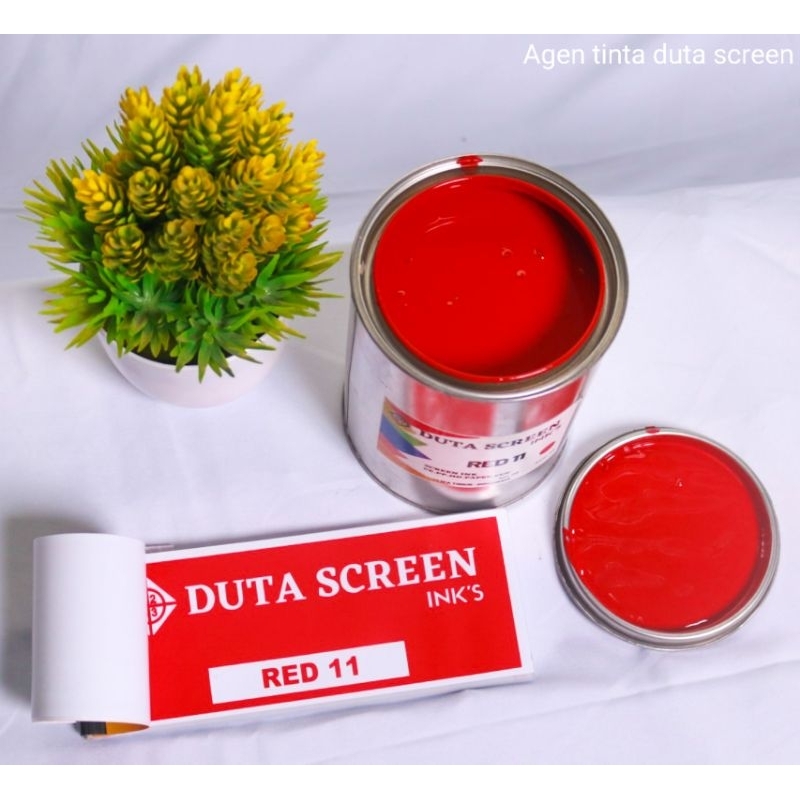 

Tinta sablon Duta Screen |warna Red 11 (merah tua)