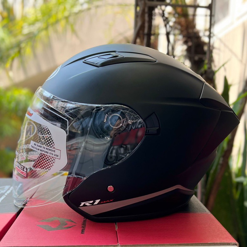 NHK R1 MAX SOLID BLACK GLOSSY / DOFF