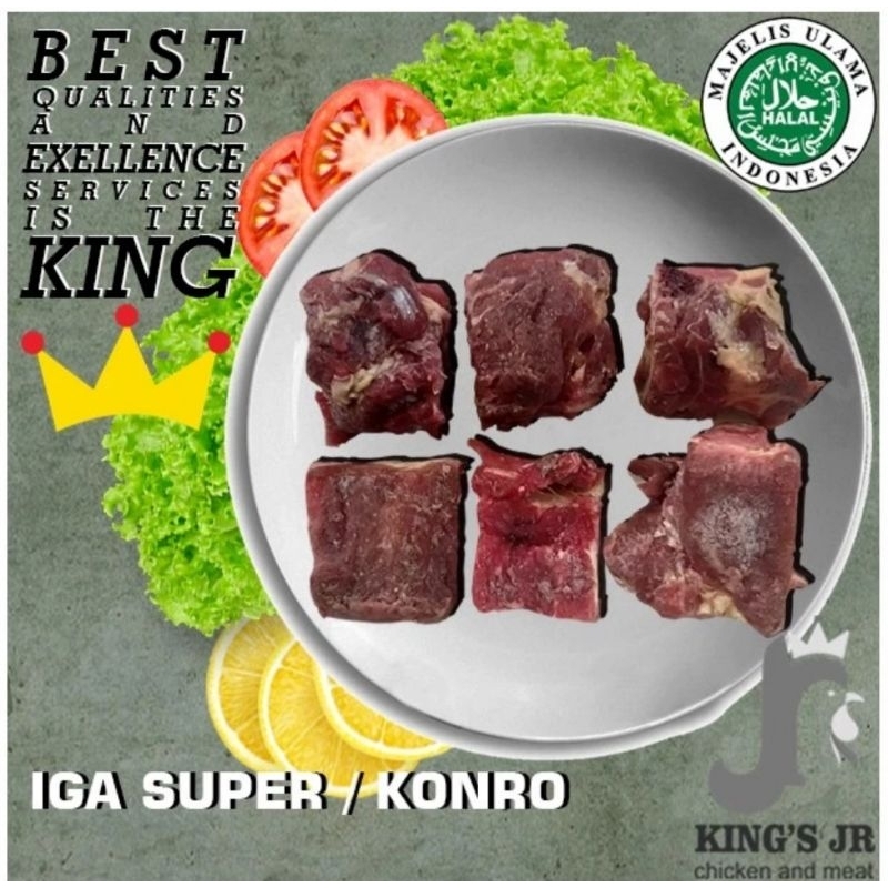 

Tulang Iga Super / Konro Sapi FROZEN 500gr