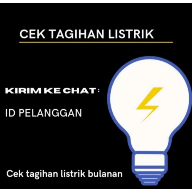 CEK TAGIHAN LISTRIK PASCABAYAR BULANAN