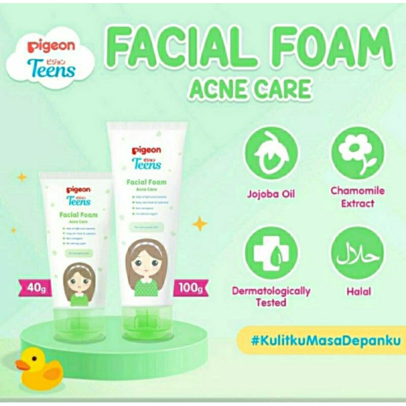 Pigeon Teens Facial Foam Series | All Skin Type | Acne Care | Daily Mild | Deep Cleansing