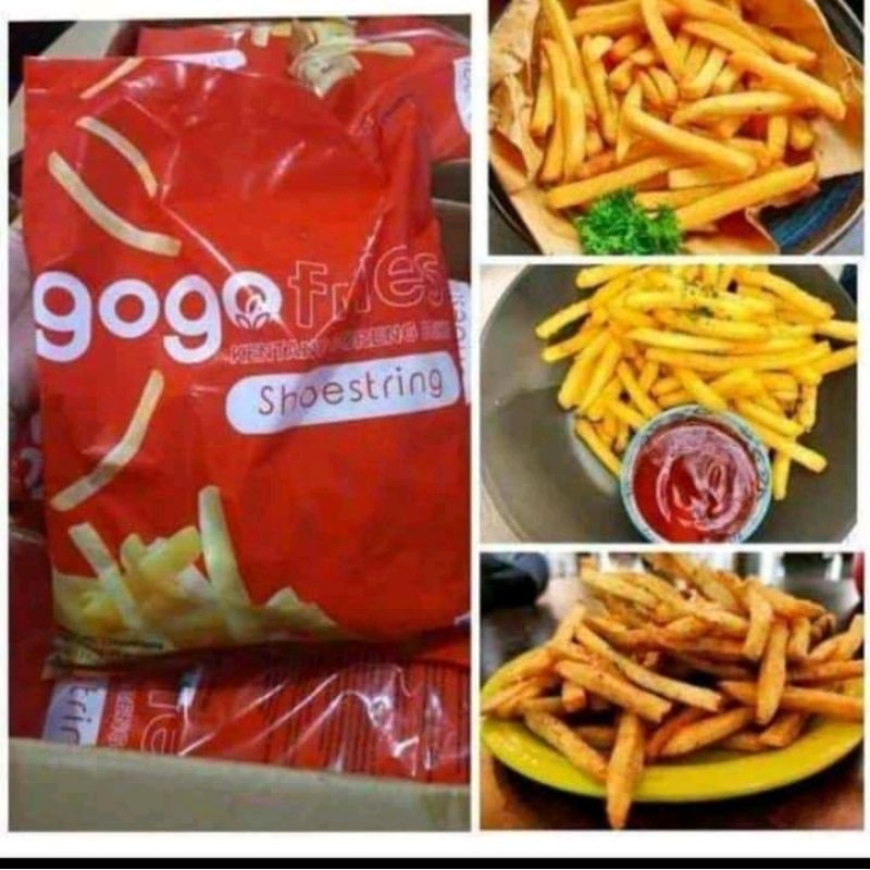 Kentang gogo fries 1kg / Gogo shoestring / french fries kentang goreng gogo