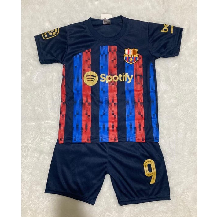 JERSEY BOLA KIDS BARCELONA HOME 2022 2023 BAJU BOLA ANAK ANAK JERSEY ANAK BISA BAYAR DI TEMPAT