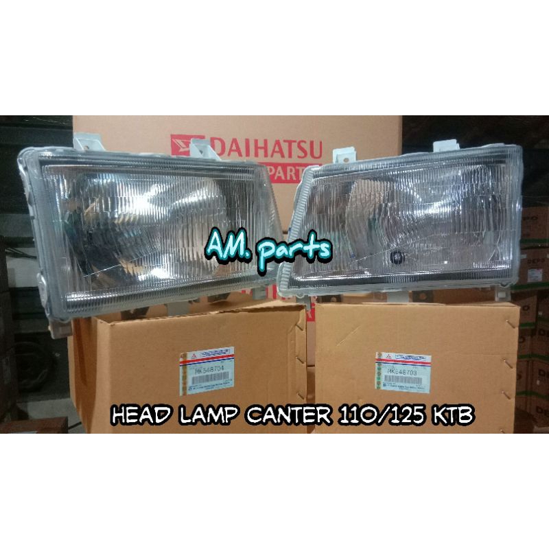 HEAD LAMP/LAMPU BESAR/DEPAN CANTER 110/125PS ASLI KTB ORIGINAL