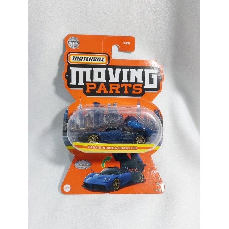Matchbox Moving Parts Pagani Huayra Roadster Biru