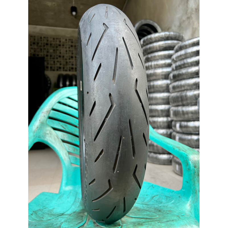 B PIRELLI DIABLO ROSSO CORSA 2 120/70-17 BAN LIMBAH MOGE EX RACE SLICK GAMBOT TAPAK LEBAR BIG BLOCK 
