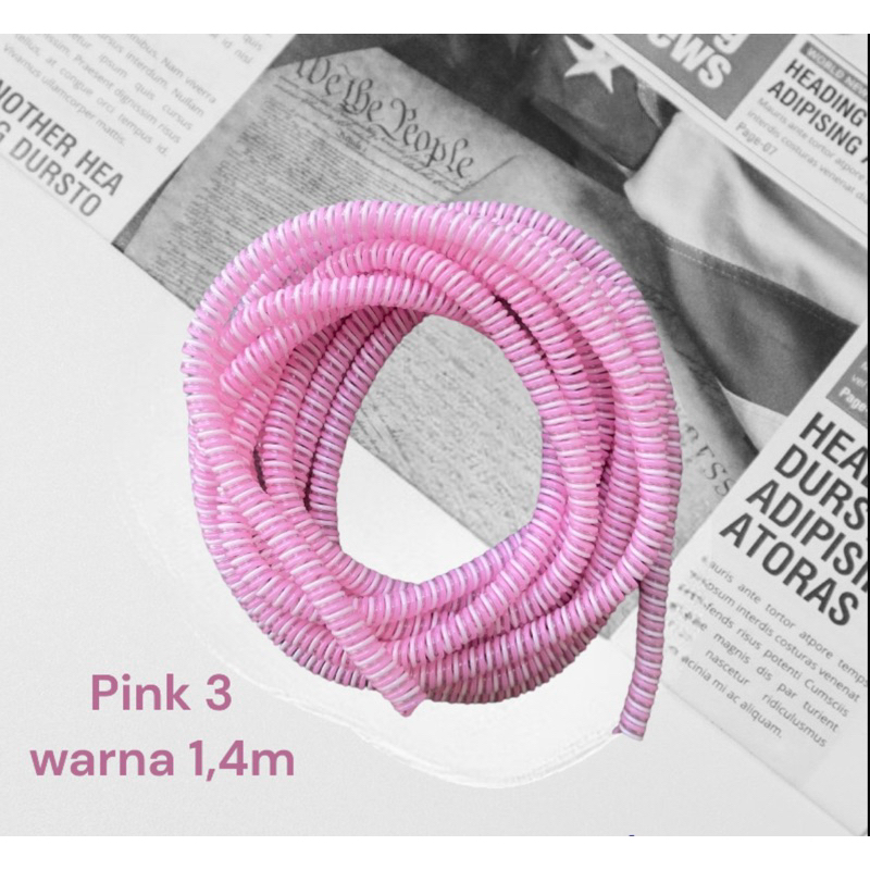 pelindung kabel. spiral kabel. pelilit kabel Pelindung kabel  1.4 M REAL / 1 KABEL CUKUP 1 PCS / PELINDUNG KABEL CHARGER SPIRAL PROTECTOR DATA CABLE 3 WARNA - WARNI