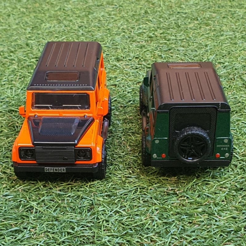 Diecast Mobil Jeep Land Rover Defender Die-cast Miniatur Mobil Mobilan Jip Off Road