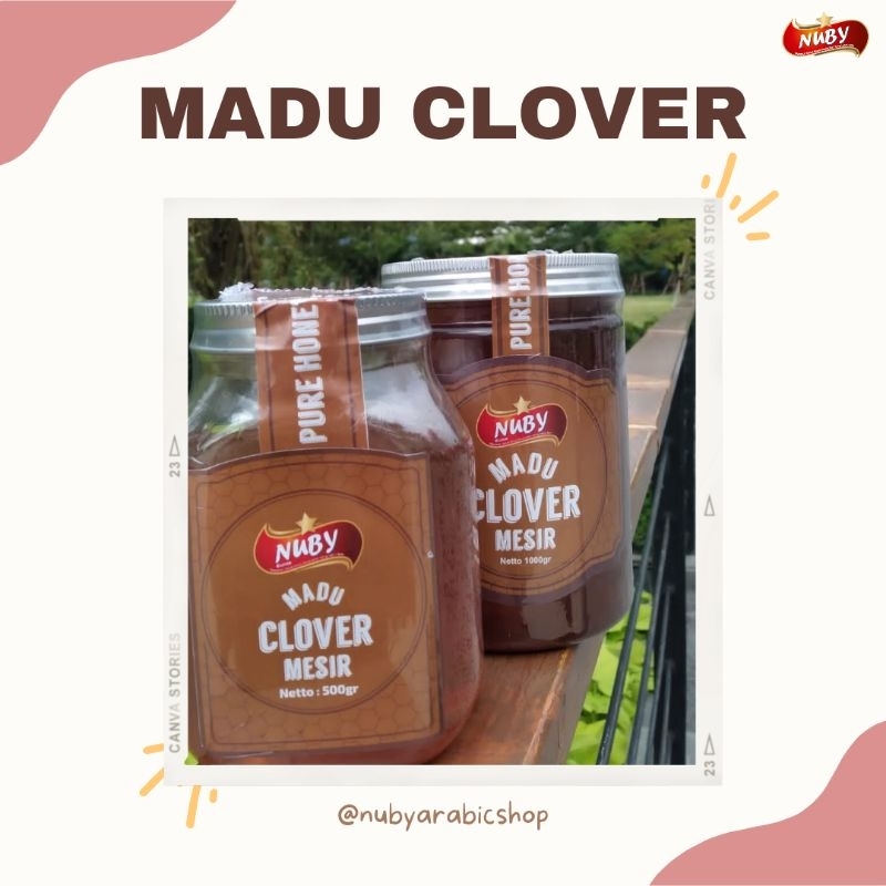 

MADU CLOVER ASLI MESIR/MADU CLOVER 250g, 500g, 1kg/Madu Nuby/Madu Mesir/Madu Berkhasiat/