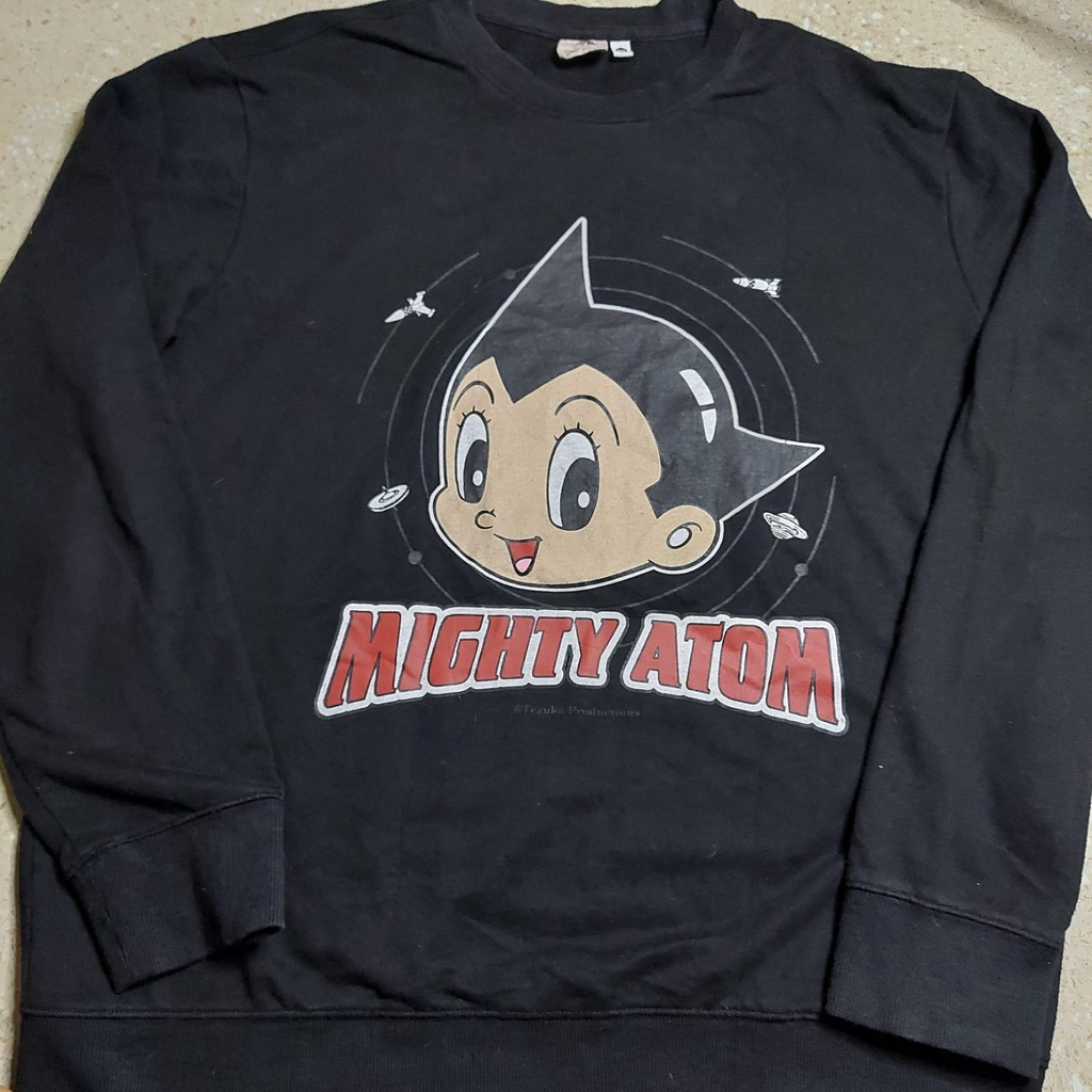 CrewNeck CN ASTROBOY MIGHTY ATOM branded LD 120 Panjang 67