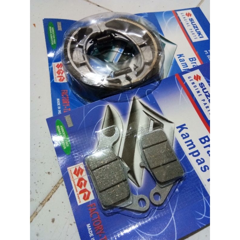 KAMPAS REM SET DEPAN BELAKANG SUZUKI NEX 2