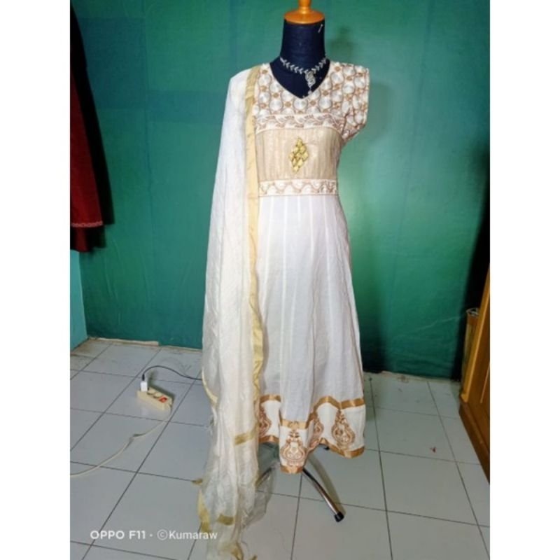 Preloved Long Anarkali, Anarkali, baju india