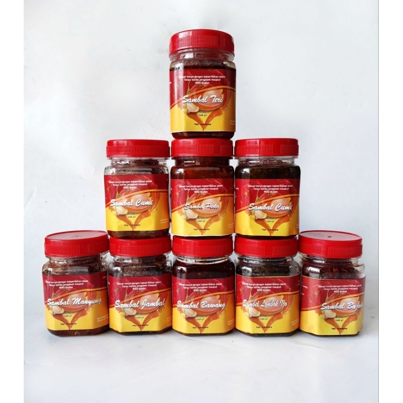 

SAMBAL | SAMBEL PEDO | SAMBEL JAMBAL | SAMBEL MANYUNG | SAMBEL TERI | SAMBEL TERASI | SAMBEL CUMI