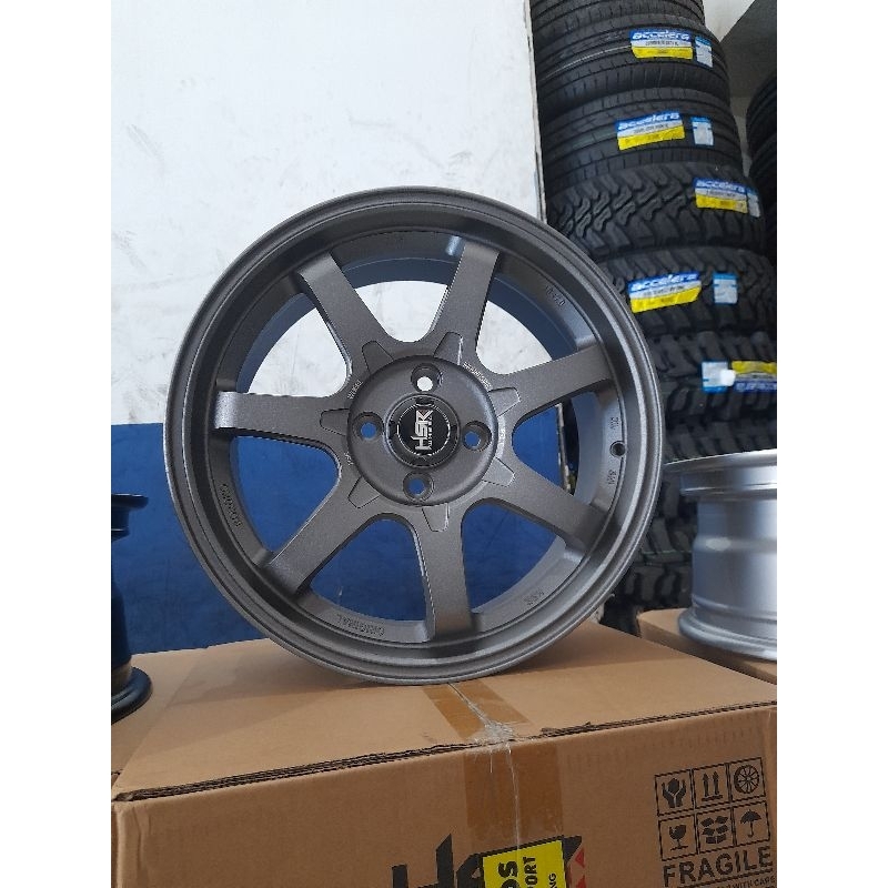 velg mobil palang r16 pcd 4x100 hsr wheel