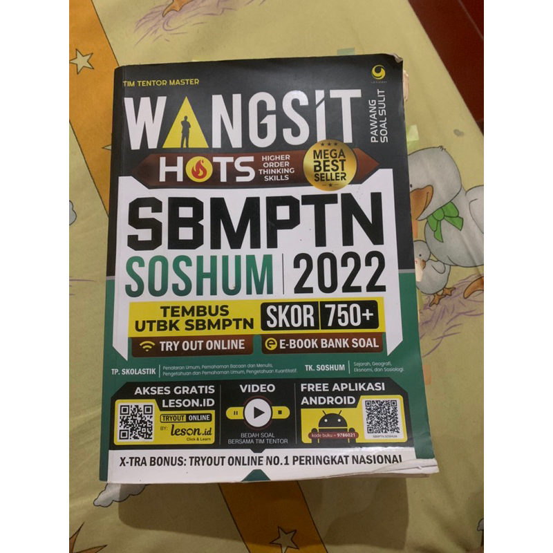 Preloved Wangsit SBMPTN SOSHUM 2022
