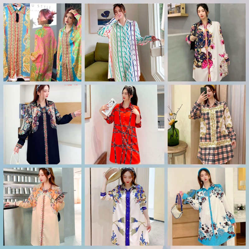 tunik import bangkok / tunik dress wanita import