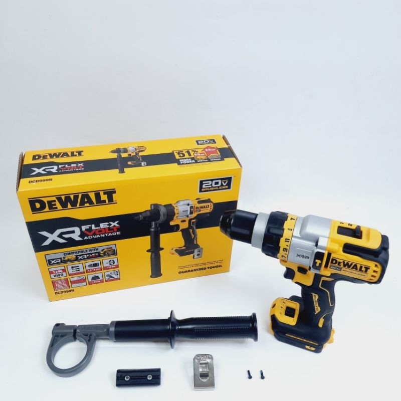 Mesin Cordless Brushless Hammer Drill 13 MM DEWALT DCD 999 (UNIT ONLY)