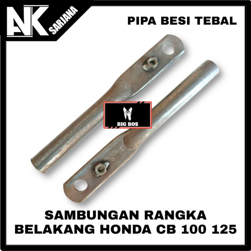 SAMBUNGAN RANGKA BELAKANG BUNTUT BELAKANG RANGKA HONDA CB 100 CB 125