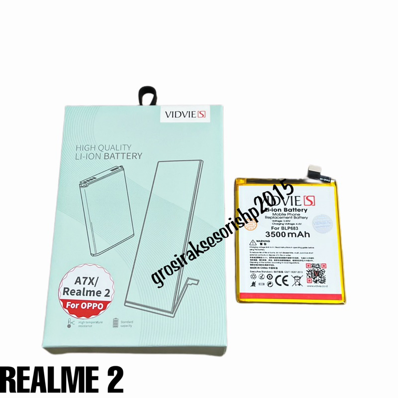 BATERAI VIDVIE S BLP683 FOR A7X / REALME 2