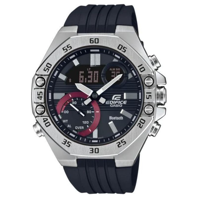 CASIO EDIFICE ECB-10P-1ADF - Jam Tangan Pria Analog/Digital Original-Garansi Resmi