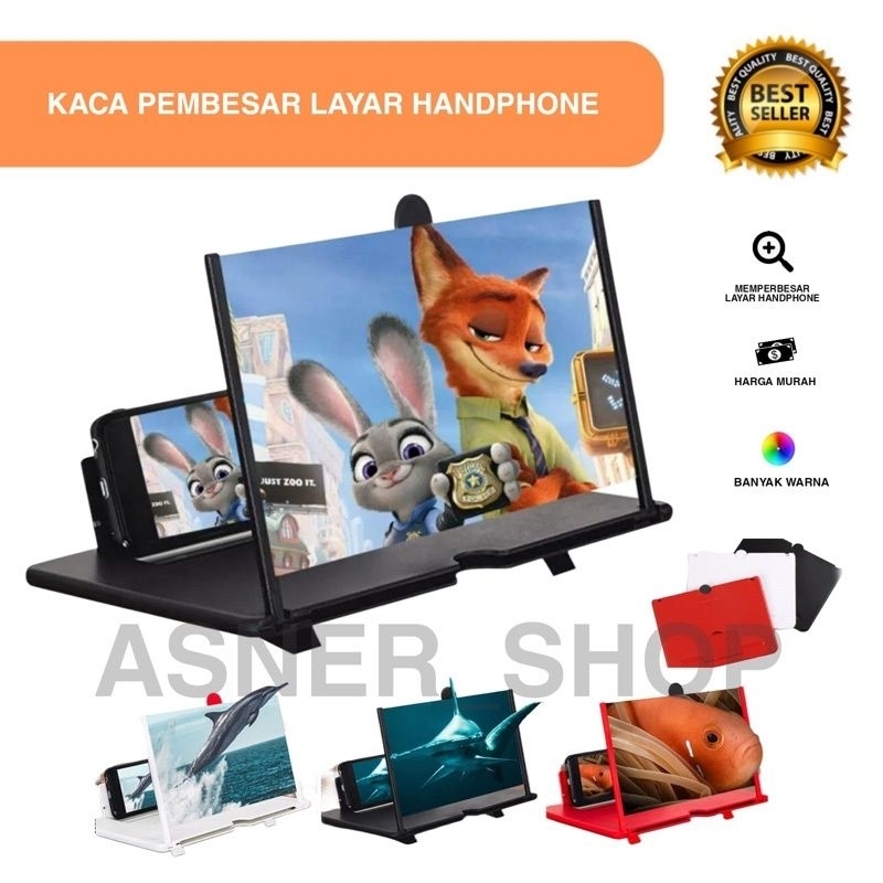 Kaca Pembesar Layar Hp  smartphone standing