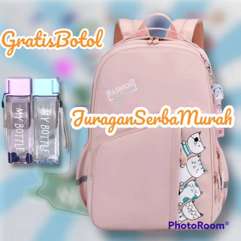 Terbaru Tas Ransel Sekolah Anak Perempuan SD SMP Bacpack Korea Murah