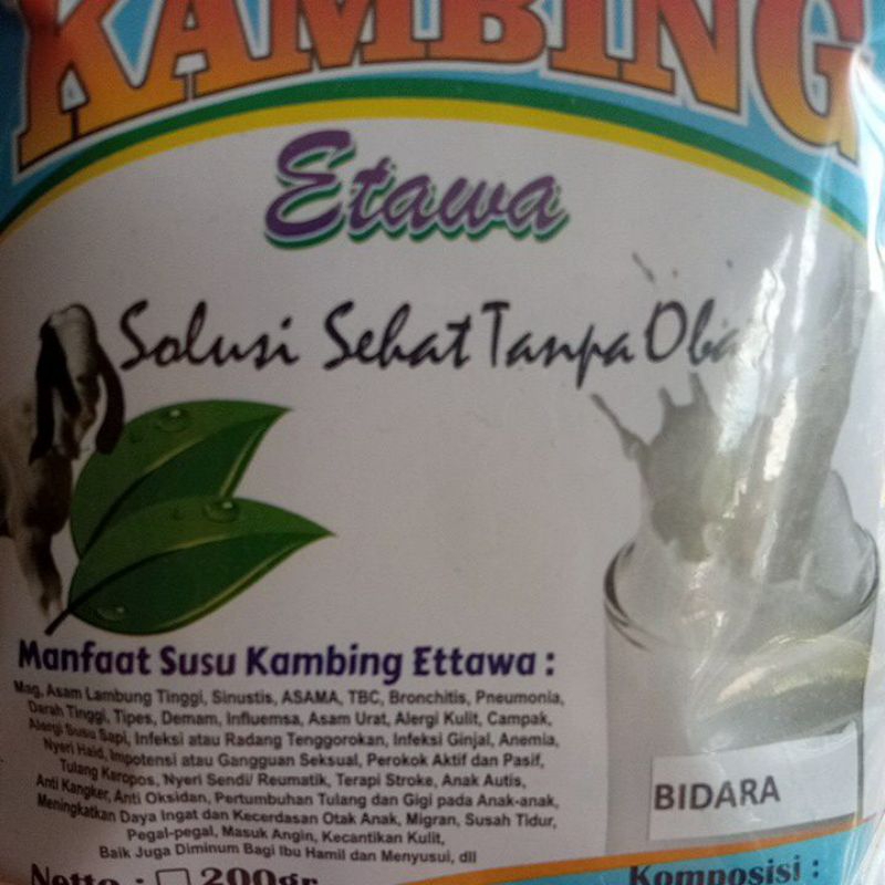 

susu kambing bubuk plus bidara 1 kg