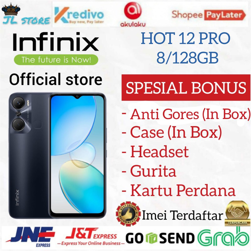 INFINIX HOT 12 PRO NFC RAM 8/128GB GARANSI RESMI