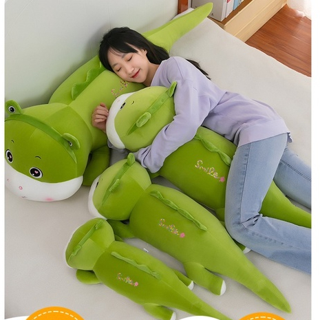 Boneka Dinosaurus Pakai Hodie Keropi Bahan Plush