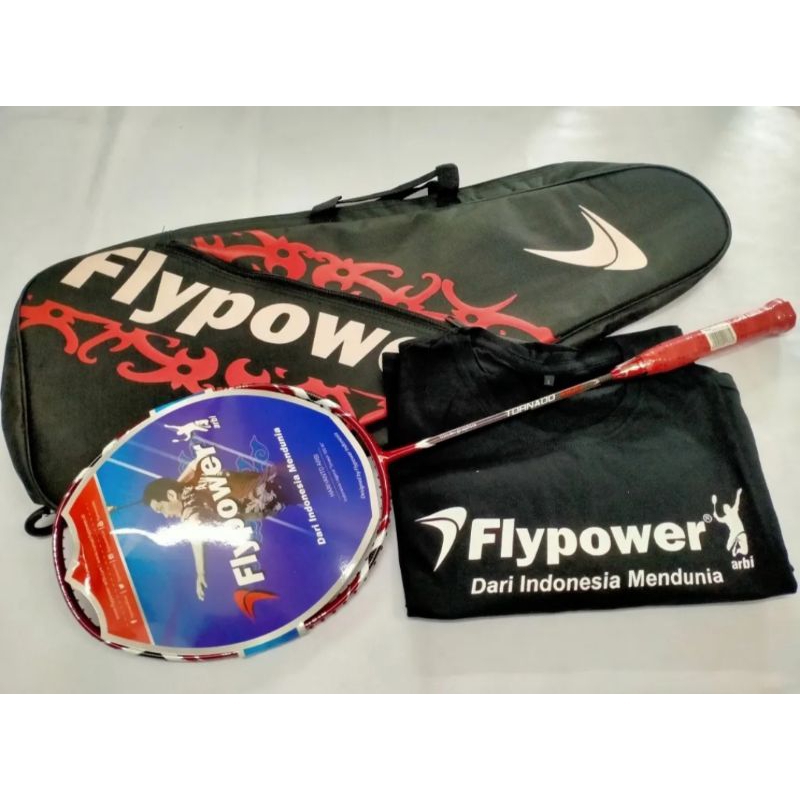Raket Bulutangkis Flypower Tornado 800 Original & Li-Ning bladex 700/800
